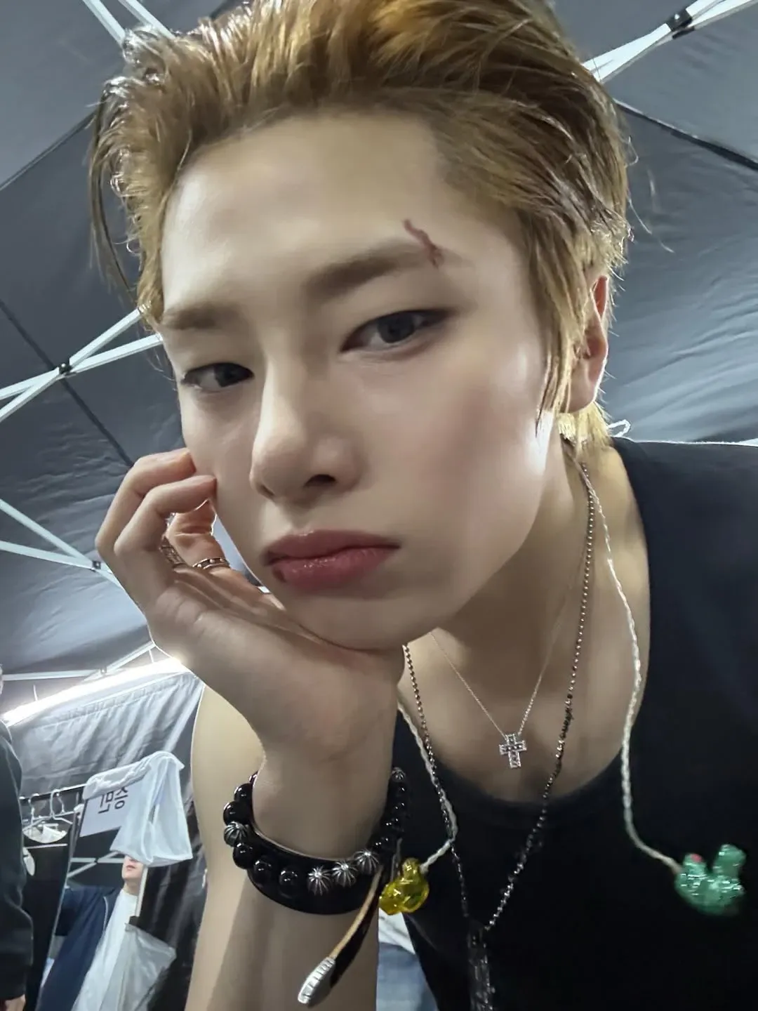 A moment captured by I.N (Stray Kids)'s fan