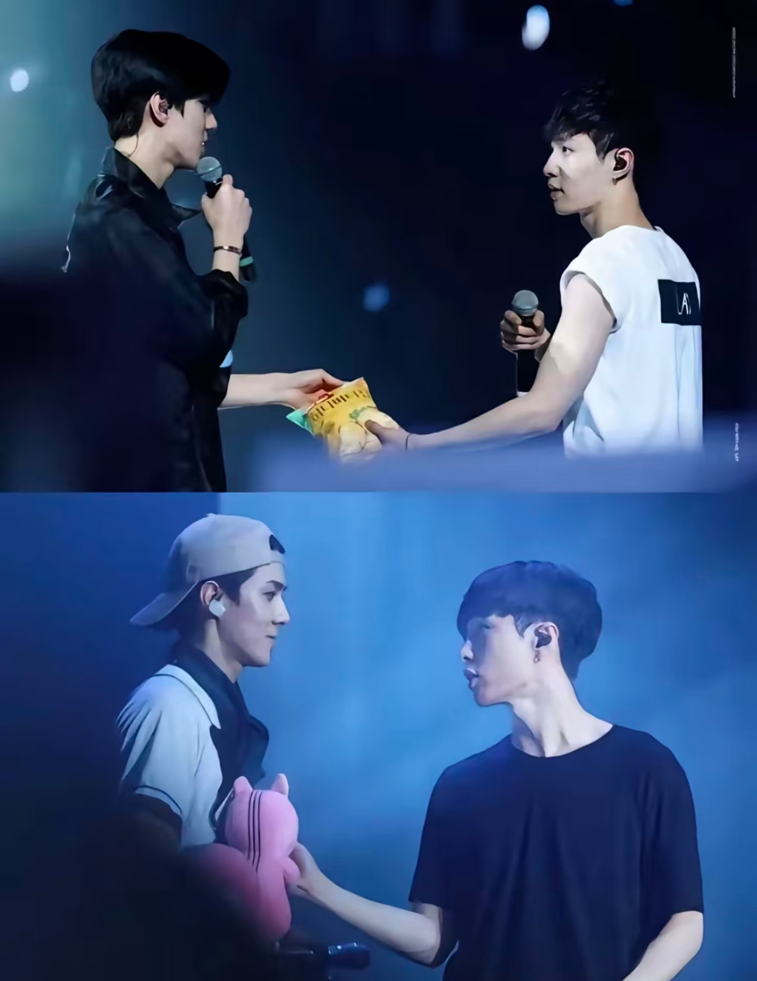 Recent activity shot of Lay (EXO)