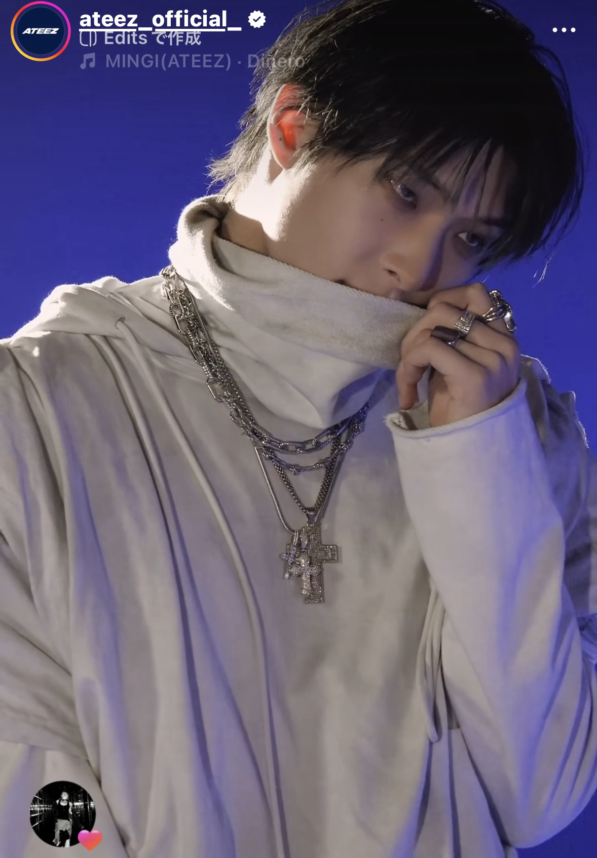 Behind-the-scenes cut of Mingi (ATEEZ)