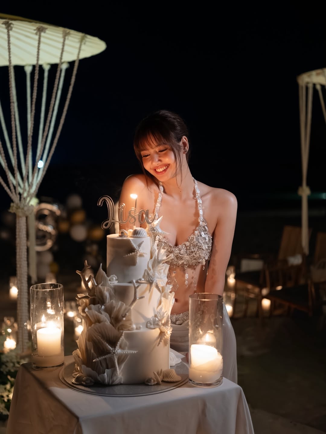 A moment captured by Lisa (BLACKPINK)'s fan