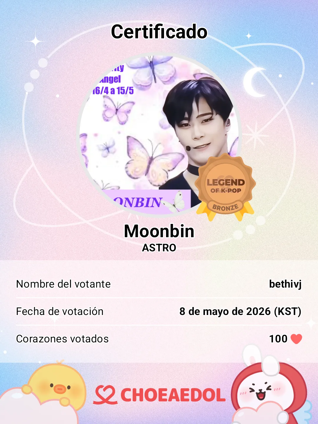 Behind-the-scenes cut of Moonbin (ASTRO)