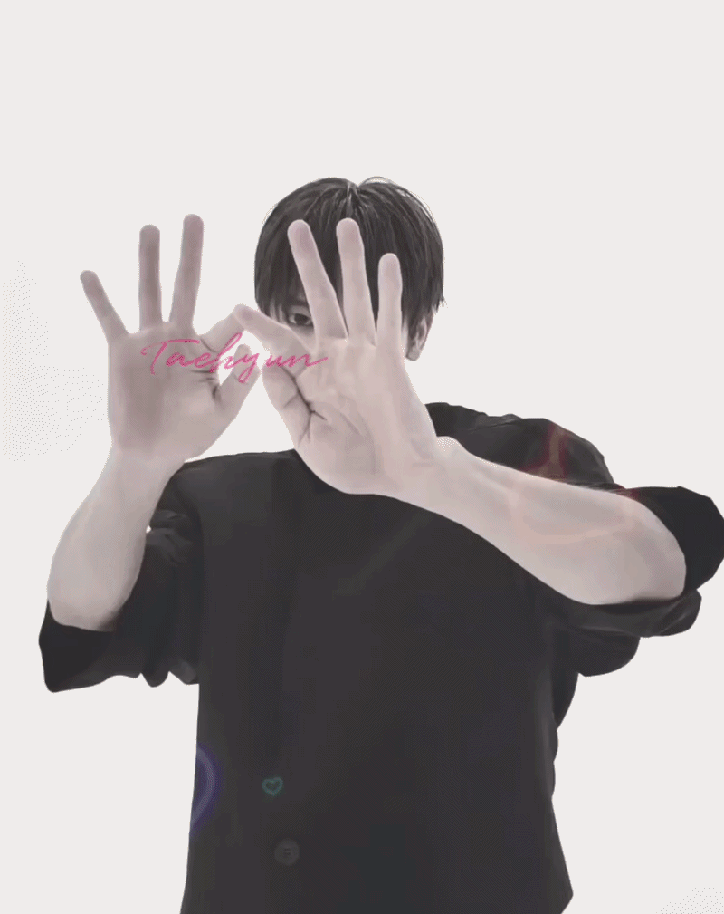 Behind-the-scenes cut of Taehyun (TOMORROW X TOGETHER)