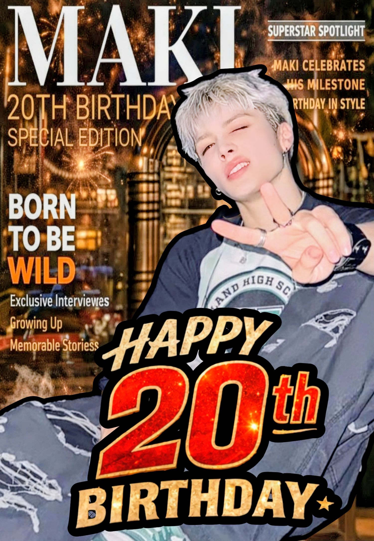 Recent activity shot of Maki (&TEAM)