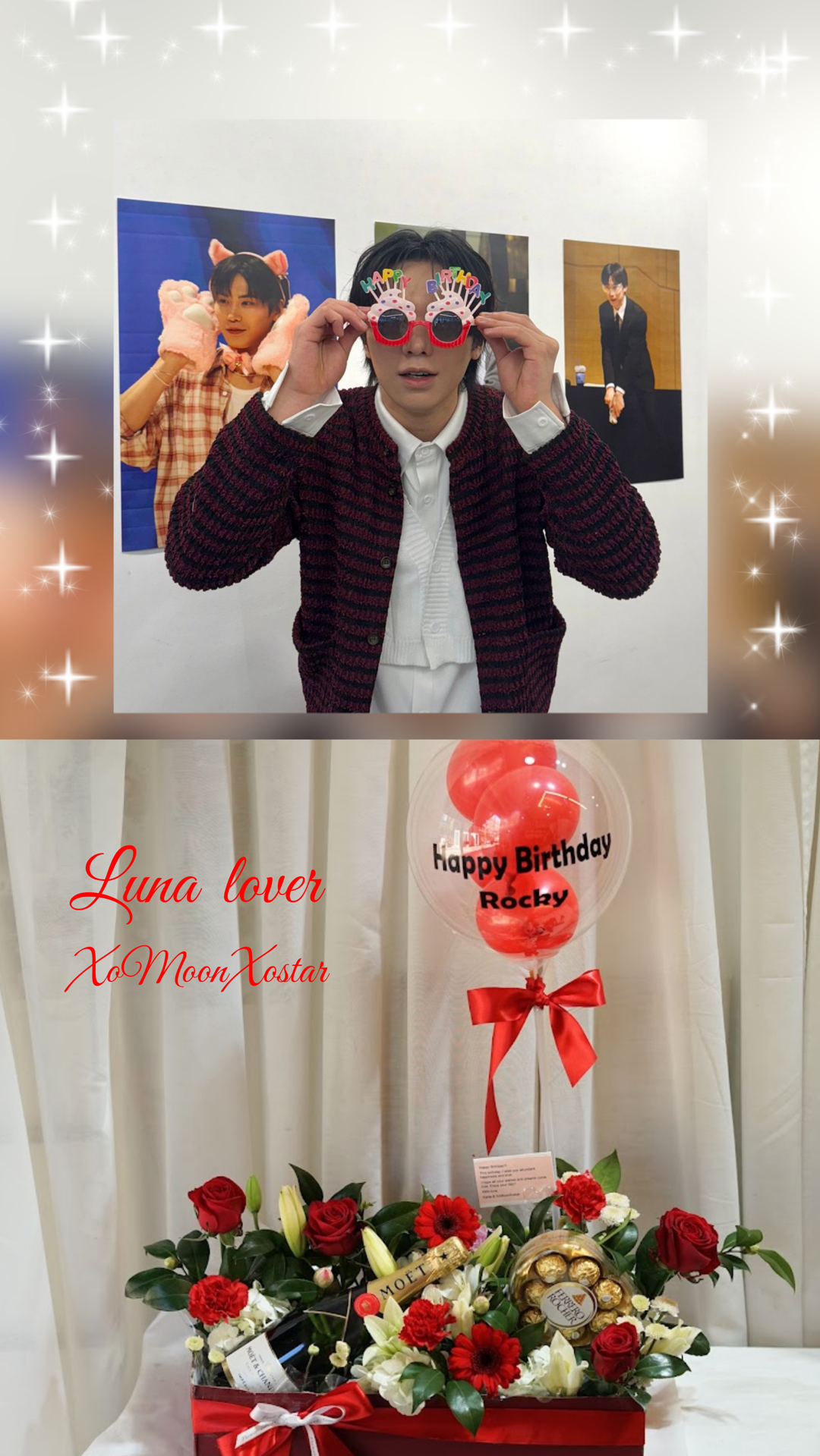 A moment captured by Rocky's fan