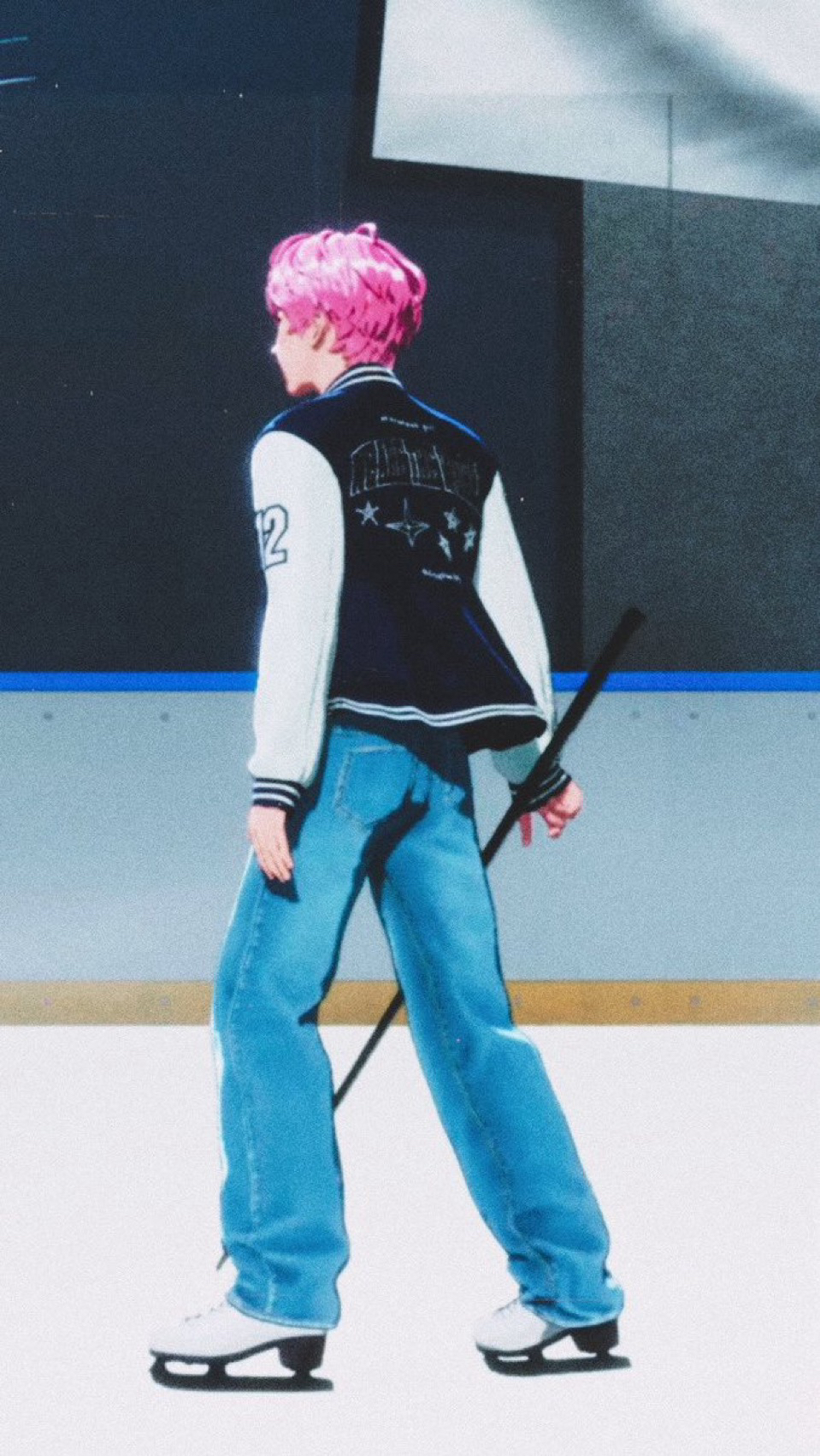 A heartfelt wallpaper shared by Bamby (PLAVE)'s fans