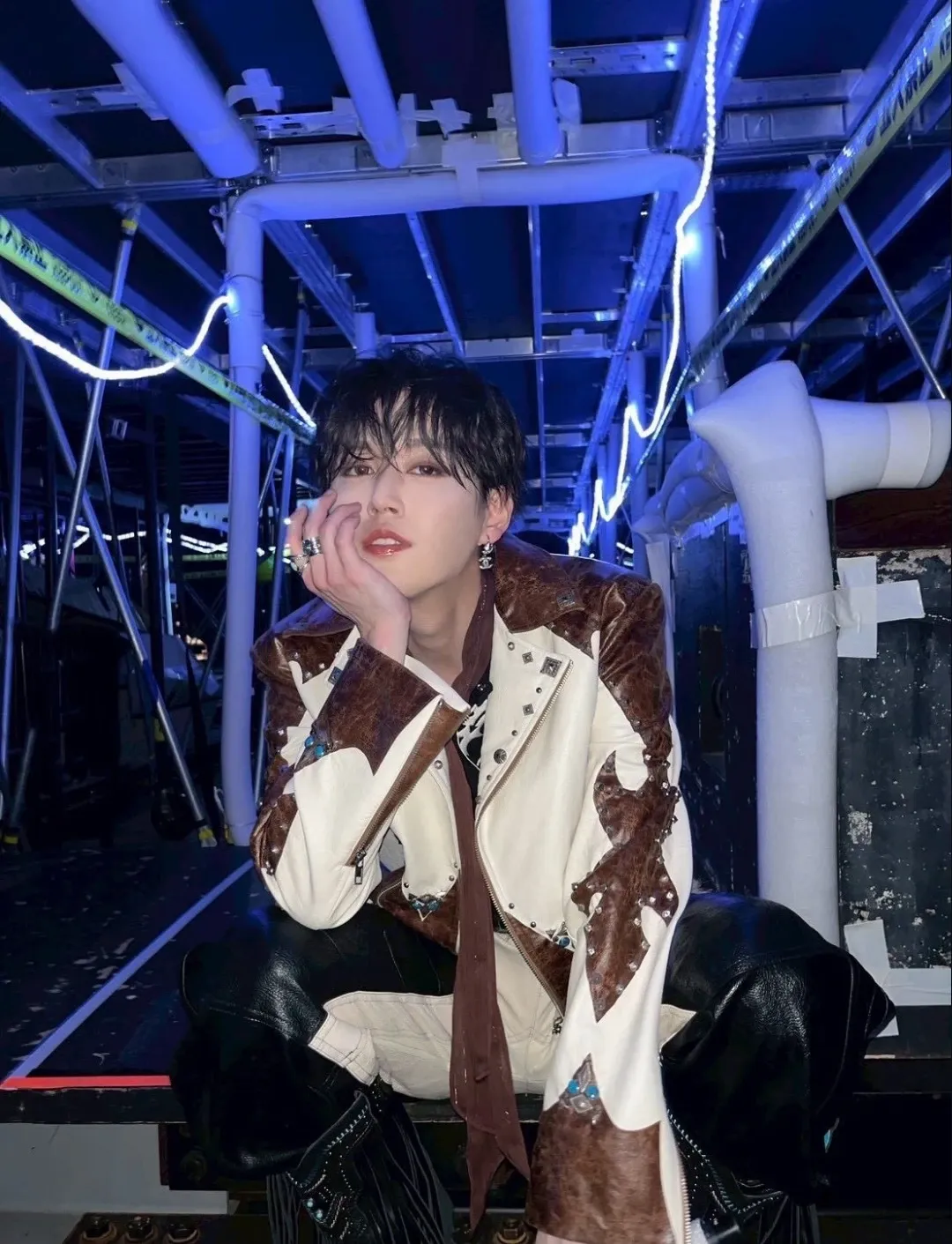 Recent activity shot of Shiroiwa Ruki (JO1)