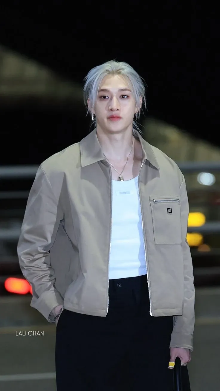 A moment captured by Bang Chan (Stray Kids)'s fan