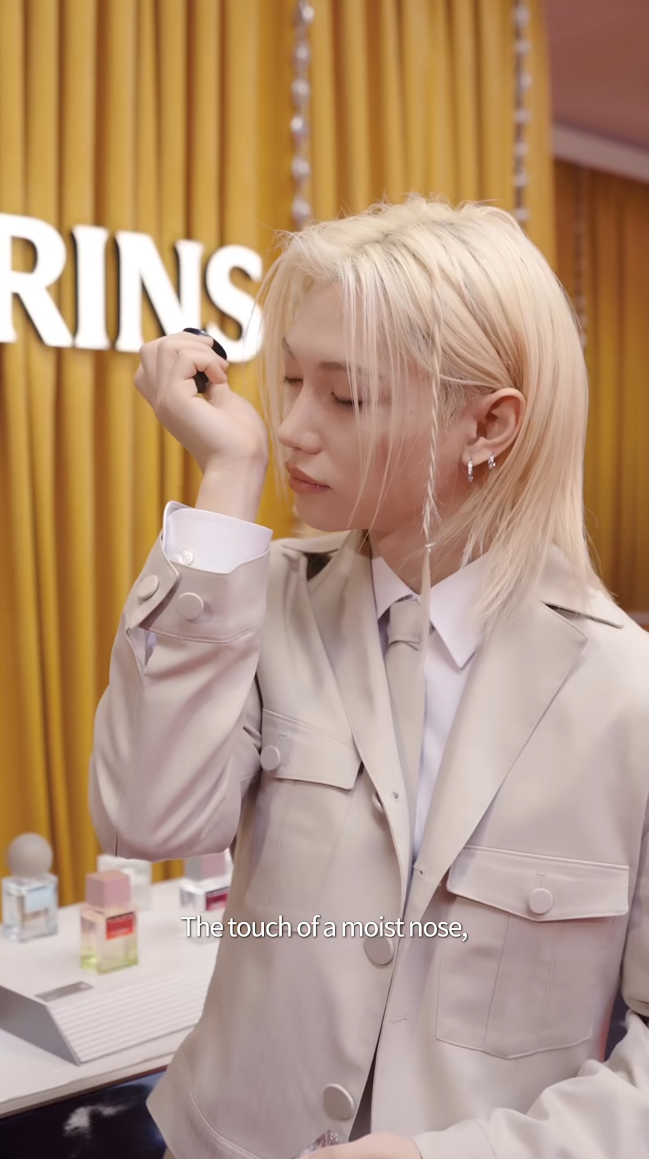 Recent activity shot of Felix (Stray Kids)