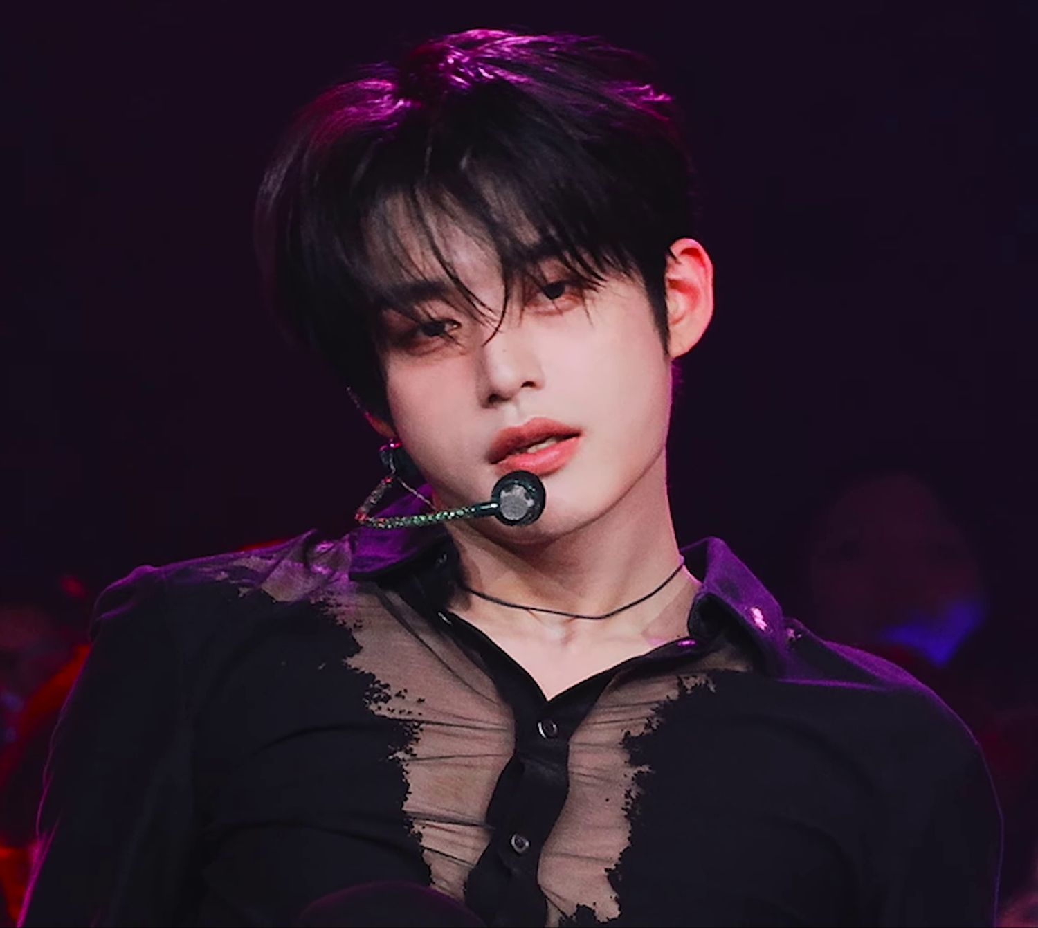 A moment captured by Kim Jiwoong (ZEROBASEONE)'s fan