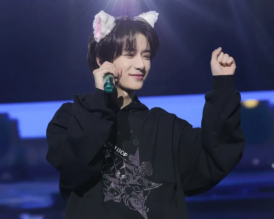 A moment captured by Beomgyu (TOMORROW X TOGETHER)'s fan