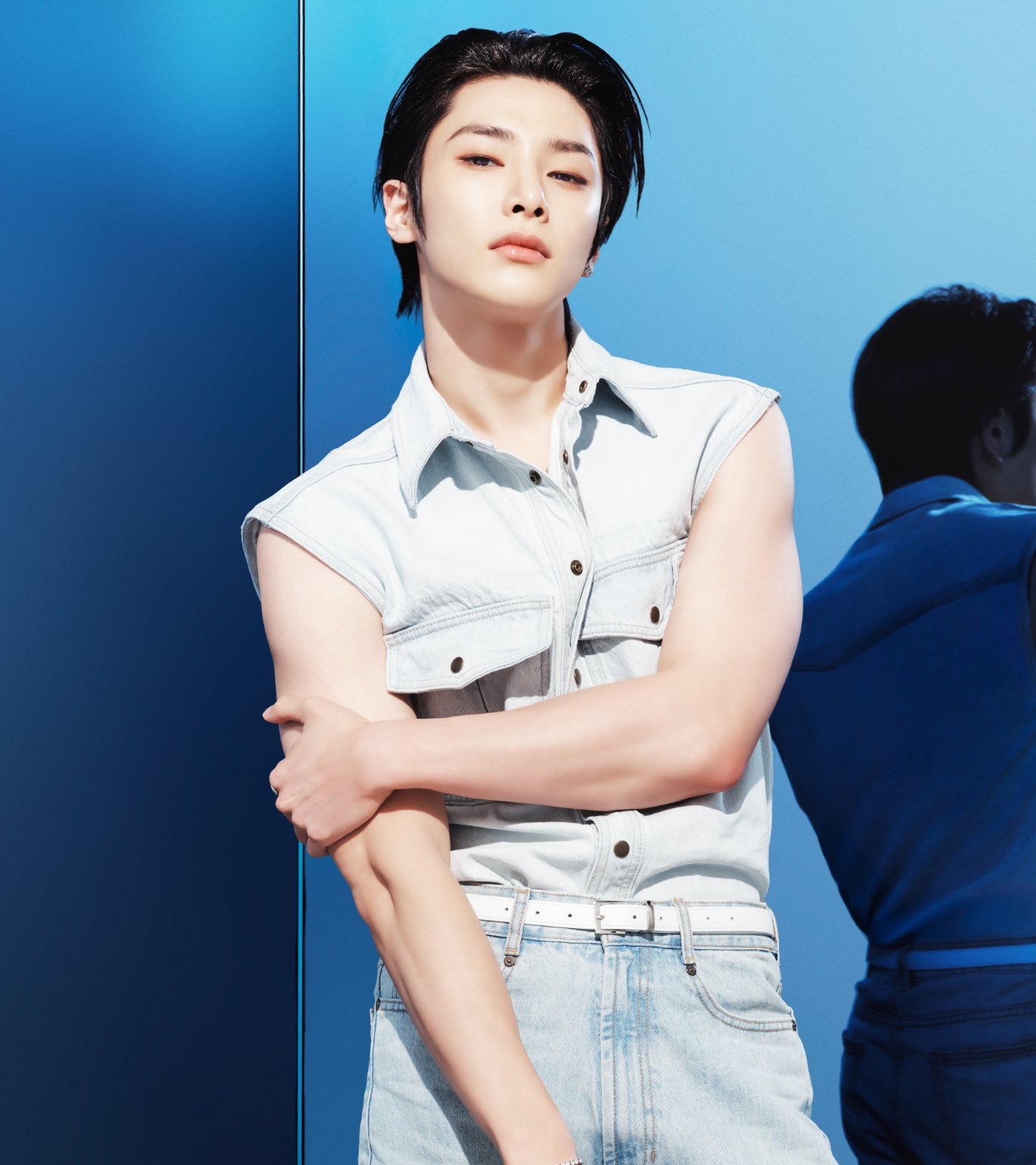 A moment captured by I.N (Stray Kids)'s fan