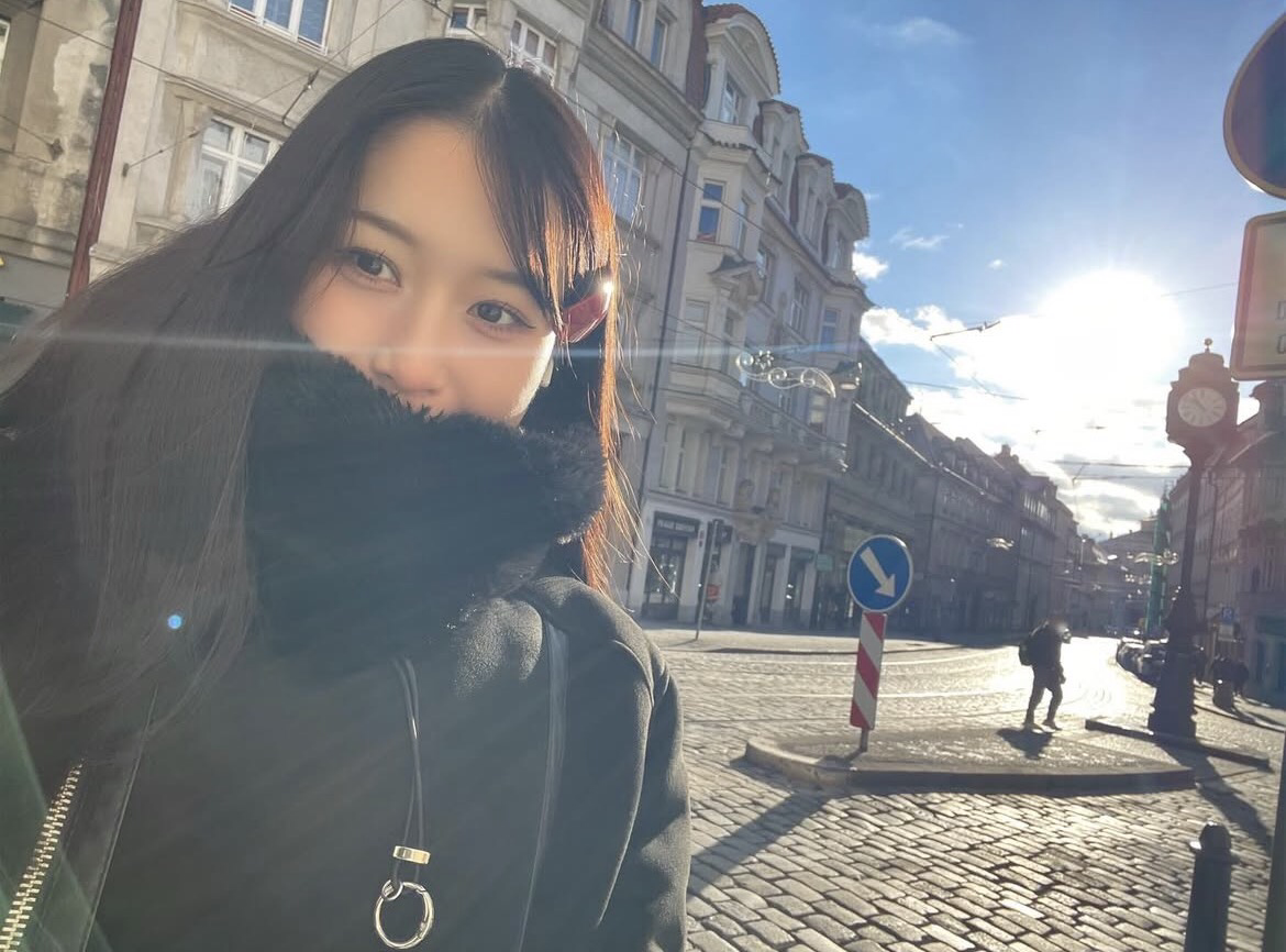 A moment captured by Kasahara Momona (ME:I)'s fan