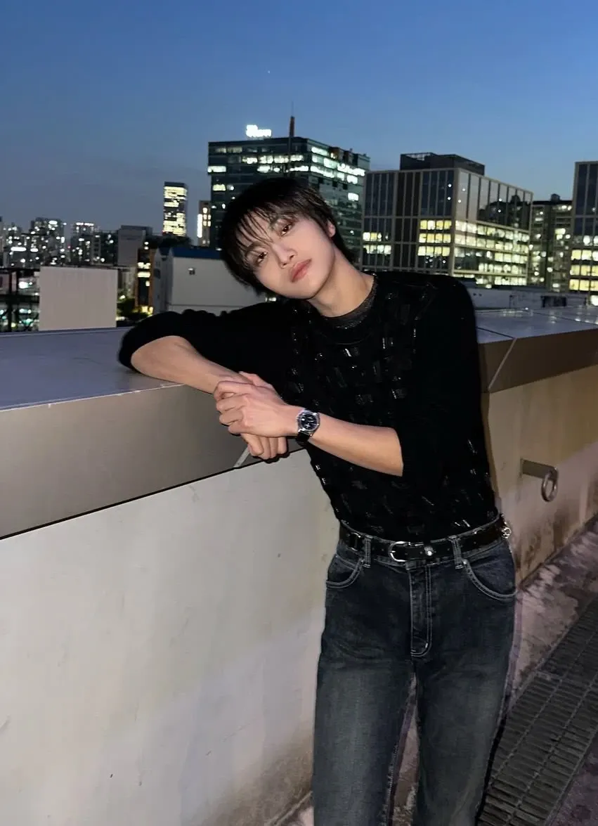 Recent activity shot of Seonghwa (ATEEZ)