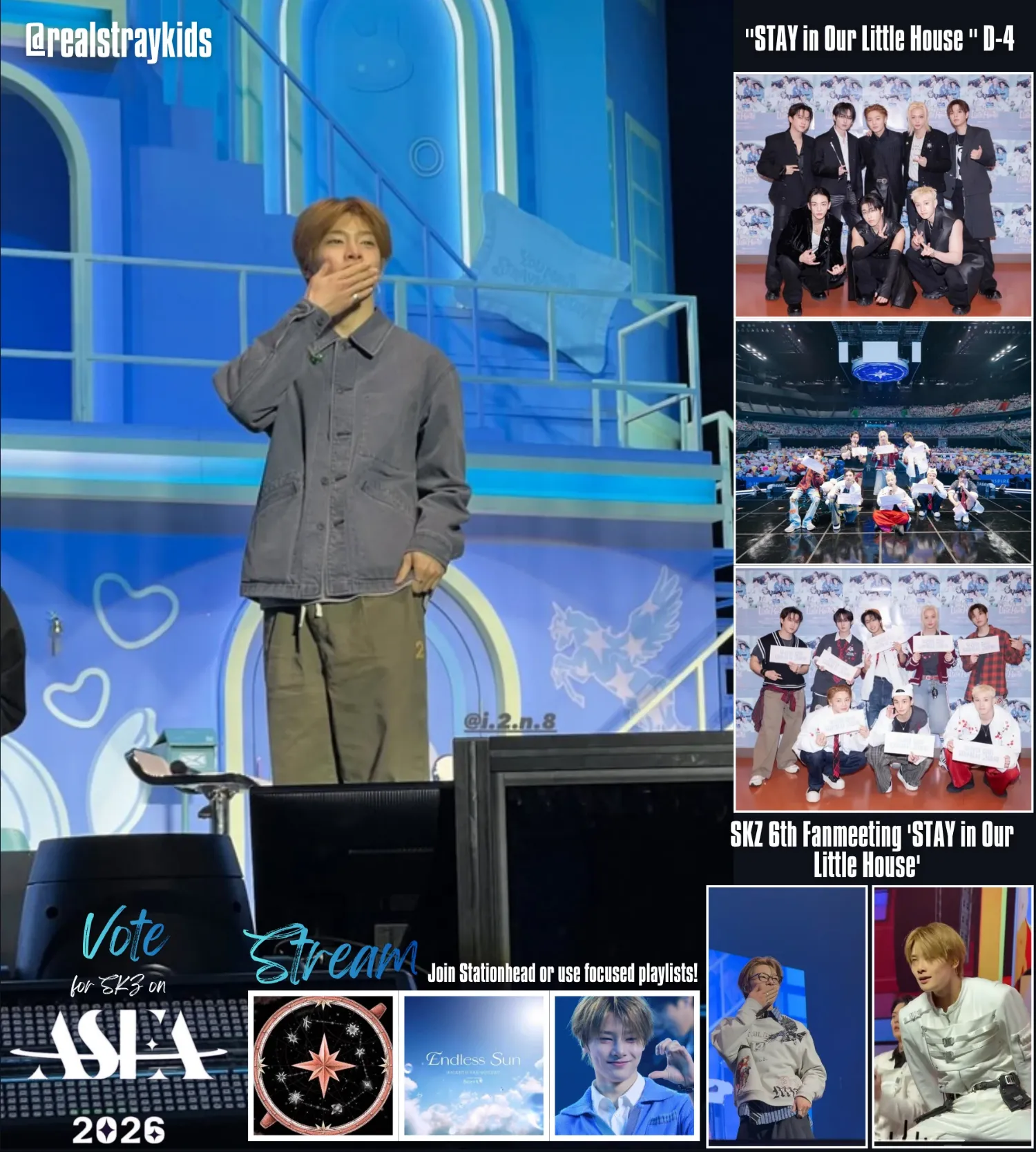 Recent activity shot of I.N (Stray Kids)