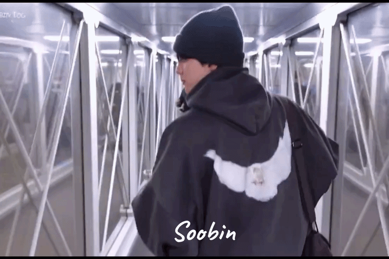 A moment captured by Soobin (TOMORROW X TOGETHER)'s fan