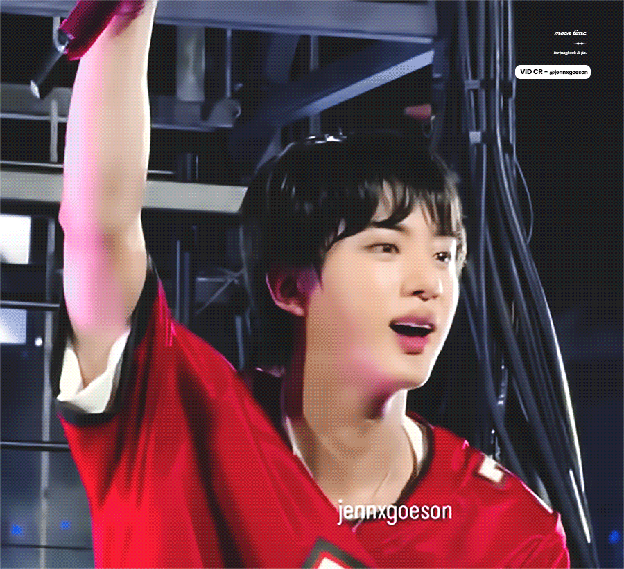 Recent activity shot of Jin (BTS)