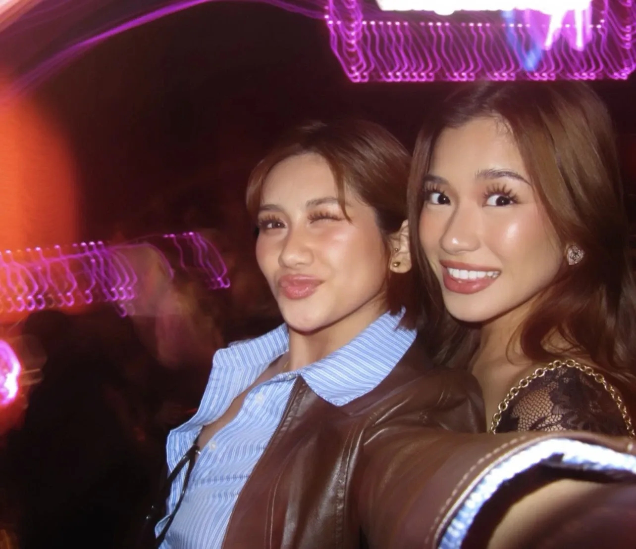 A moment captured by Aiah (BINI)'s fan