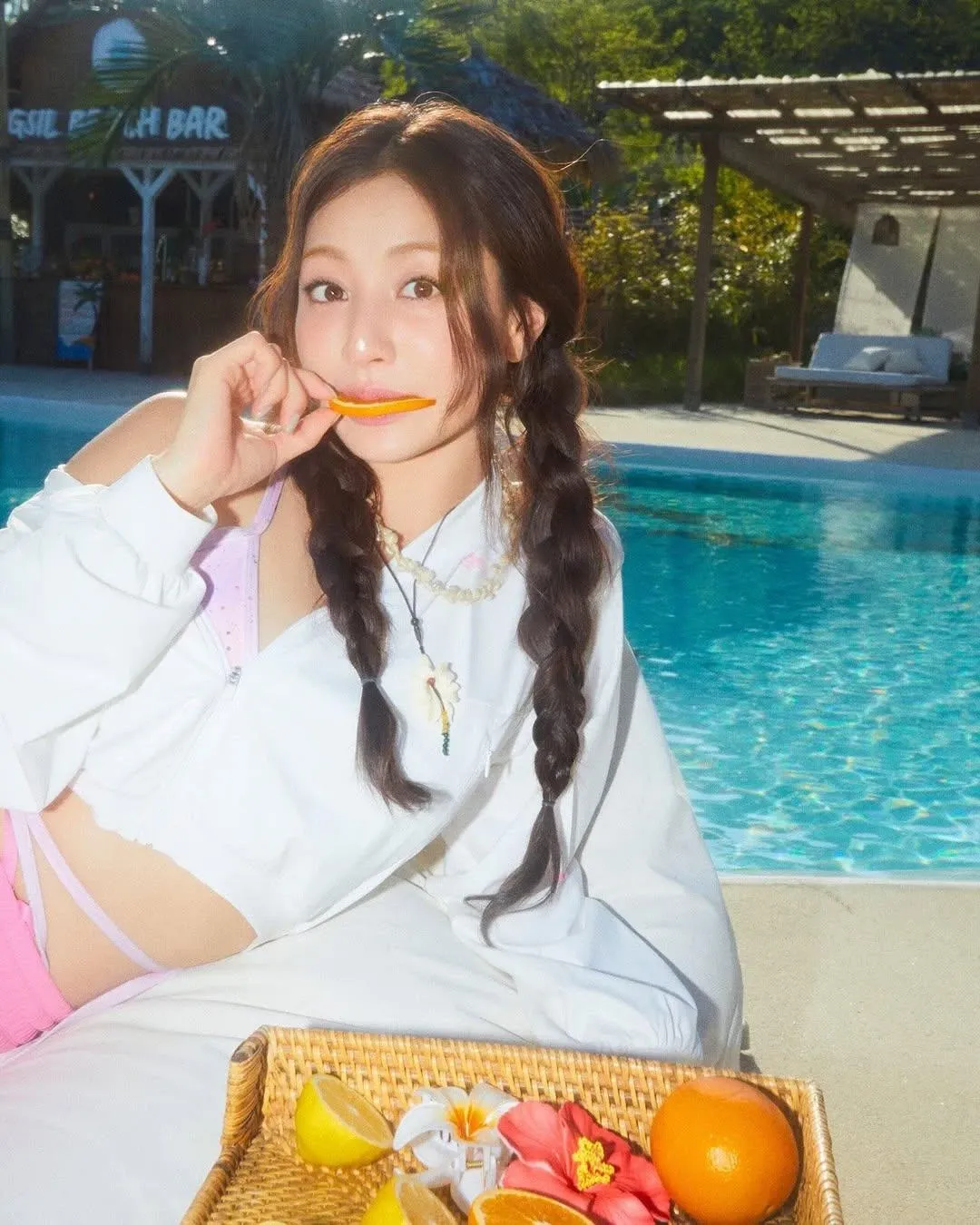 Recent activity shot of Jihyo (TWICE)