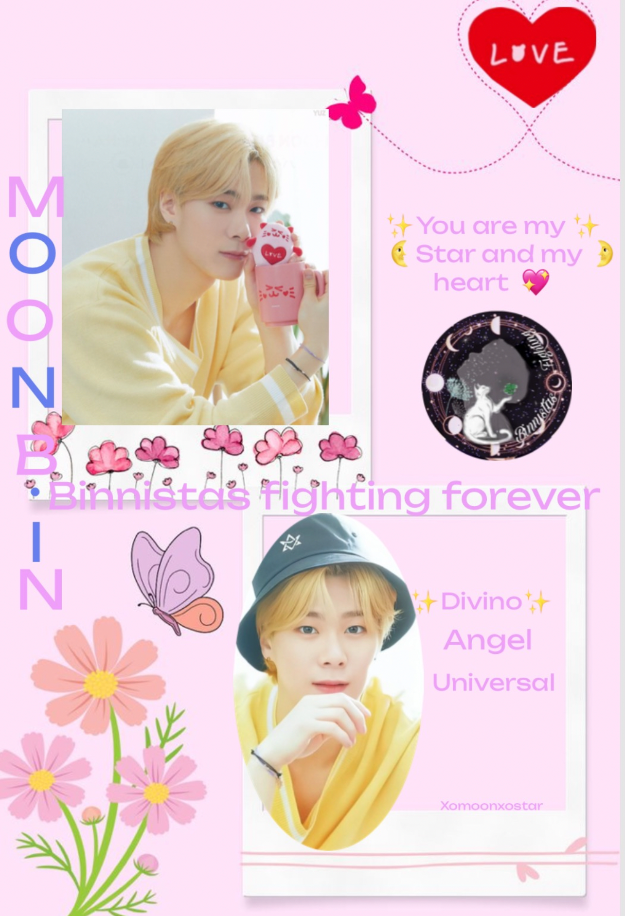 Recent activity shot of Moonbin (ASTRO)