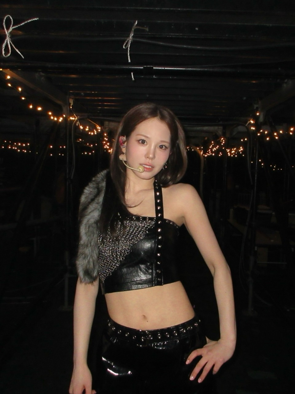 A moment captured by Mako (NiziU)'s fan