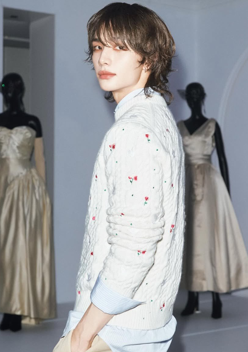 A moment captured by Hyunjin (Stray Kids)'s fan