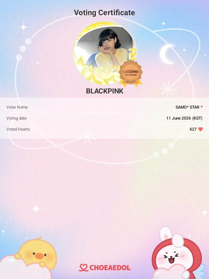 Recent activity shot of BLACKPINK