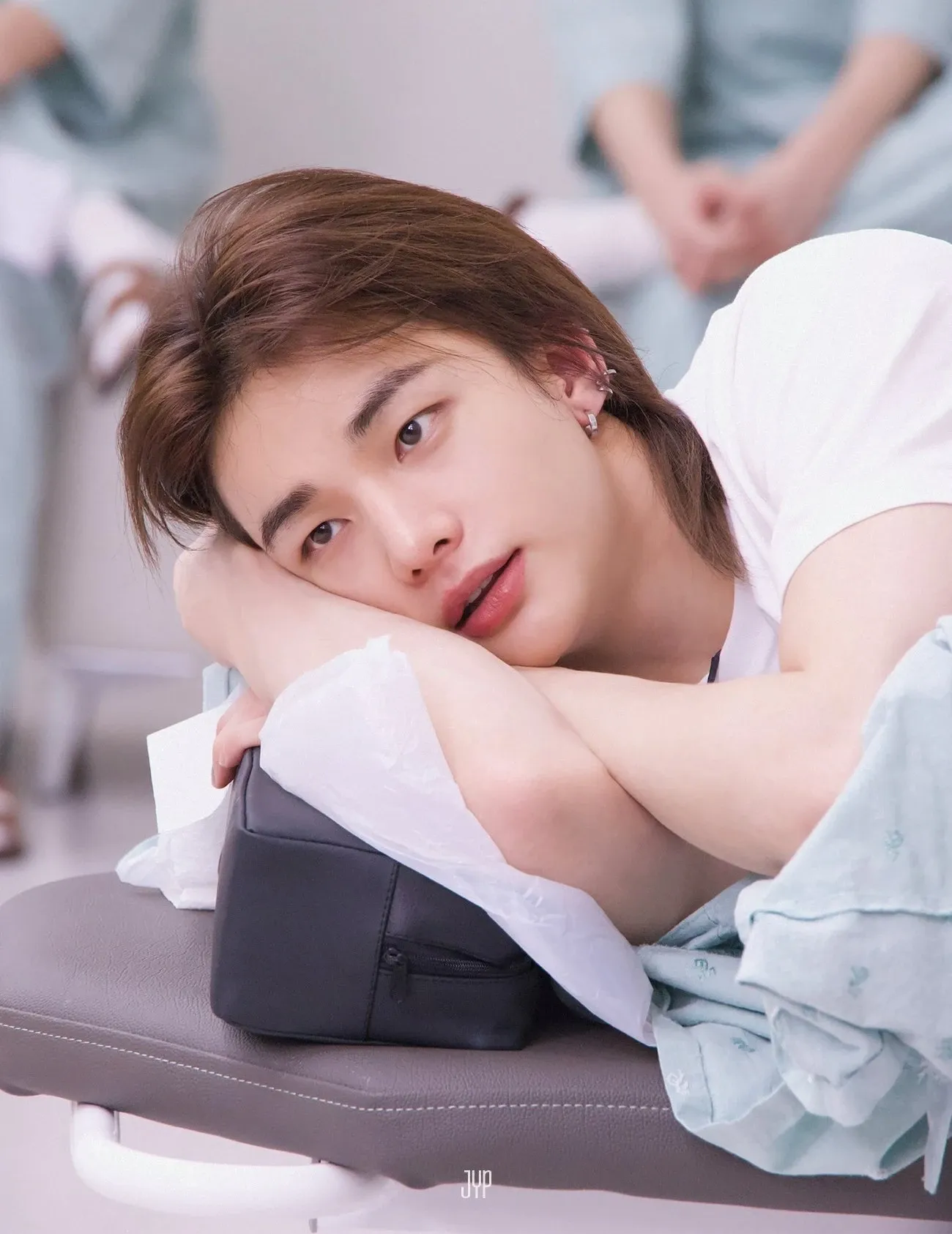 A moment captured by Hyunjin (Stray Kids)'s fan