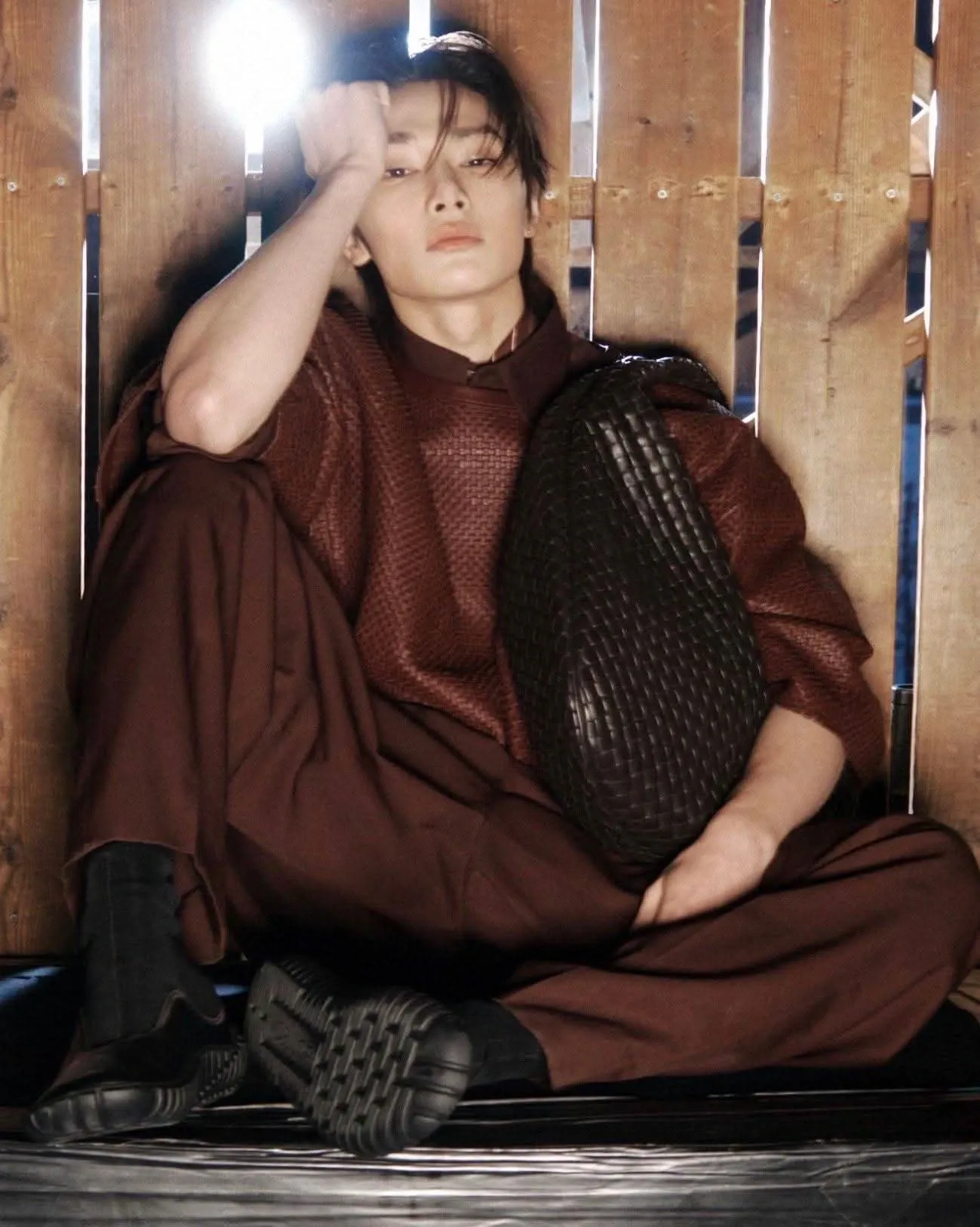 A moment captured by I.N (Stray Kids)'s fan