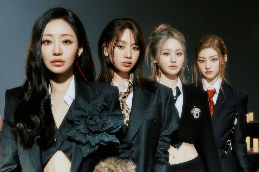 Recent activity shot of KISS OF LIFE