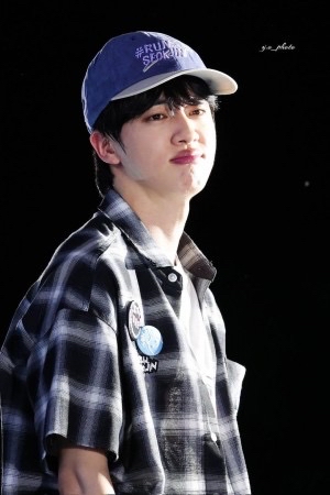 A moment captured by Jin (BTS)'s fan
