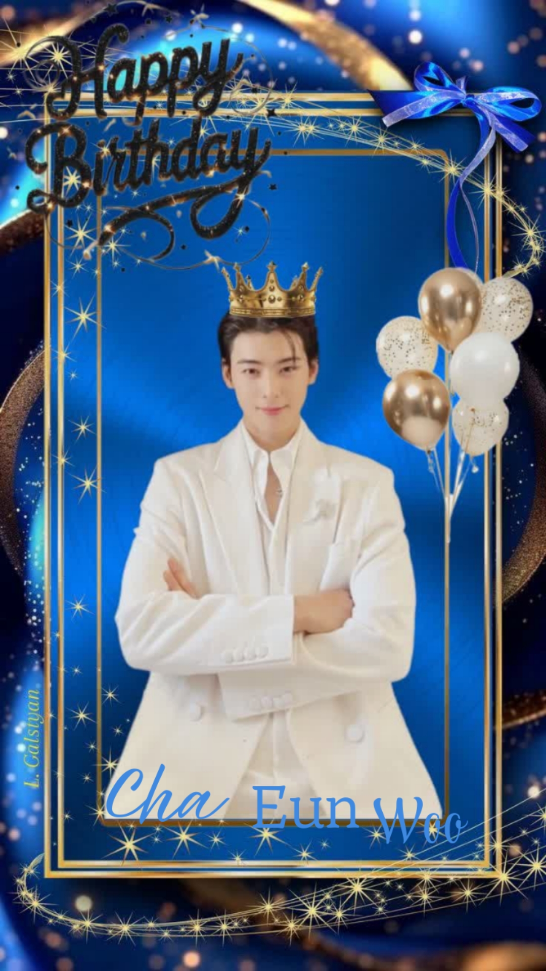 Recent activity shot of Eunwoo (ASTRO)