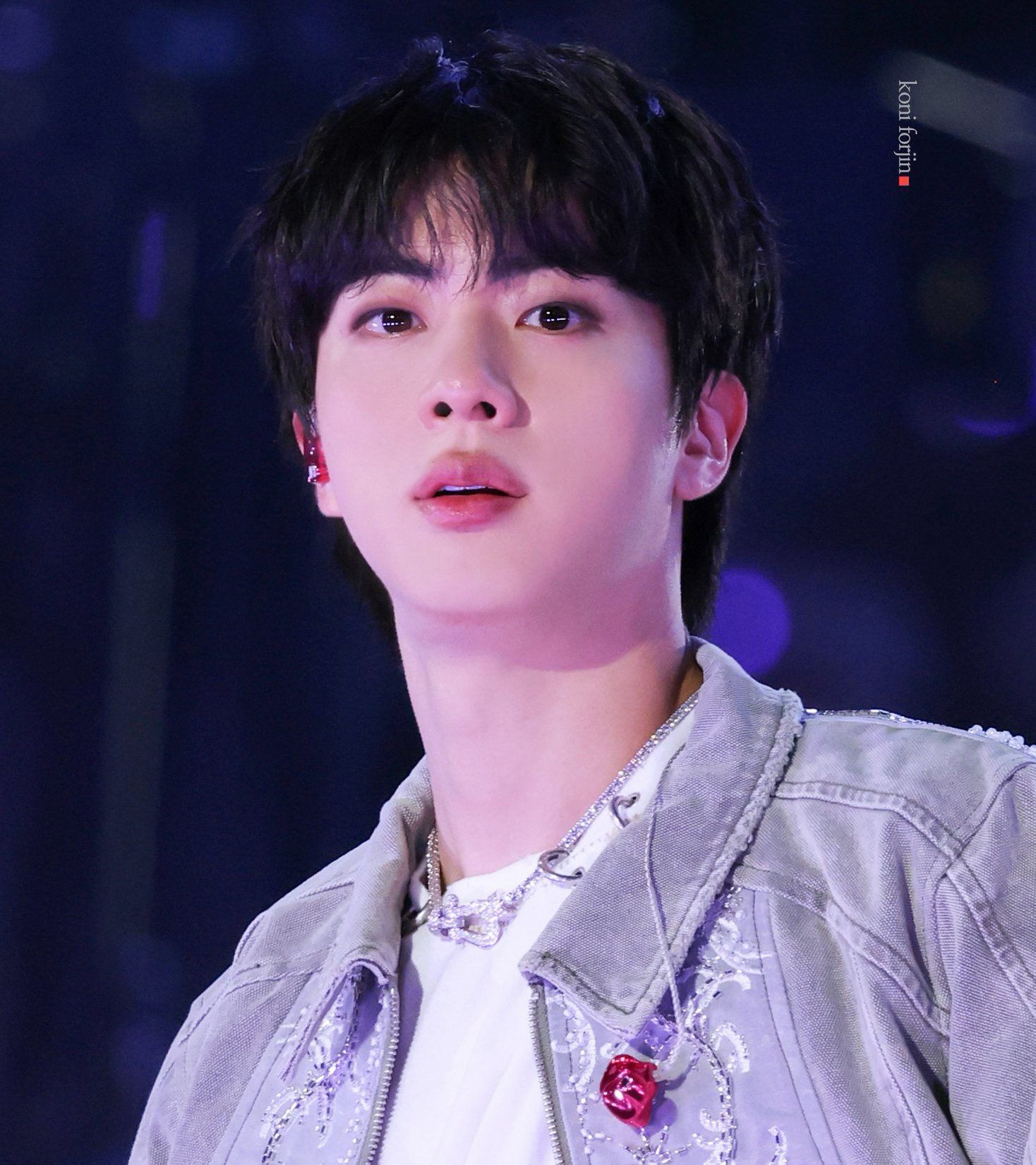 Momen yang diabadikan oleh penggemar Jin (BTS)