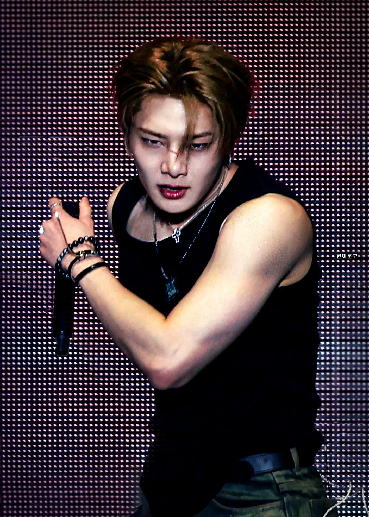 A moment captured by I.N (Stray Kids)'s fan