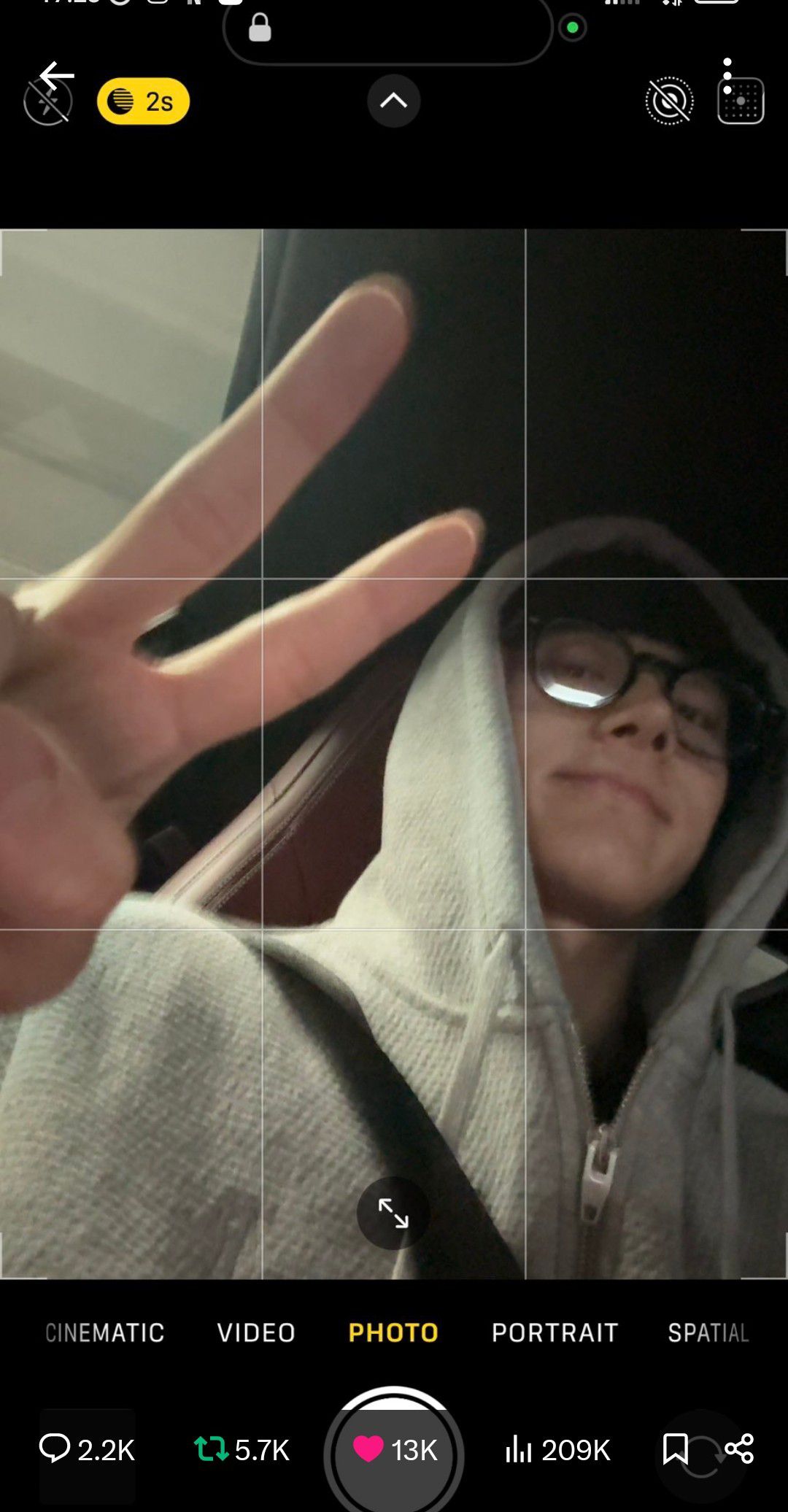 Recent activity shot of Eric (THE BOYZ)