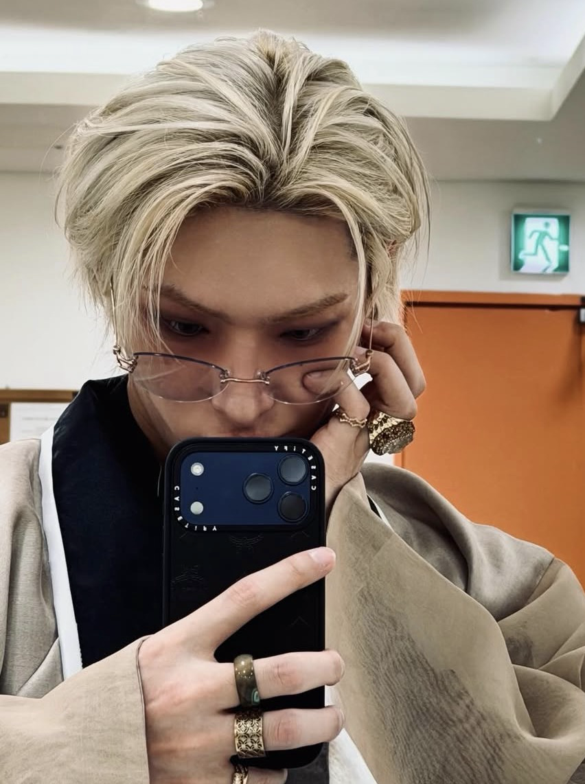 Recent activity shot of Mingi (ATEEZ)