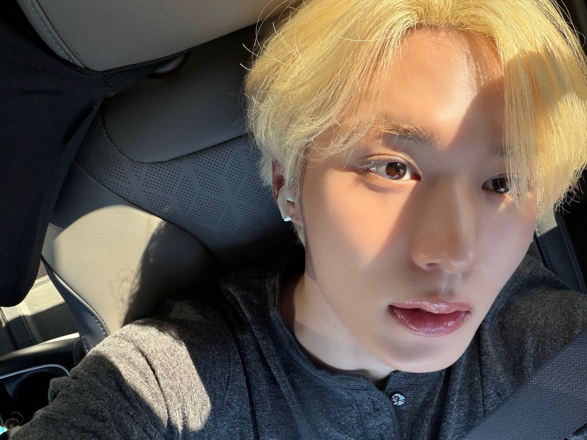 Recent activity shot of Kim Junseo (ALPHA DRIVE ONE)