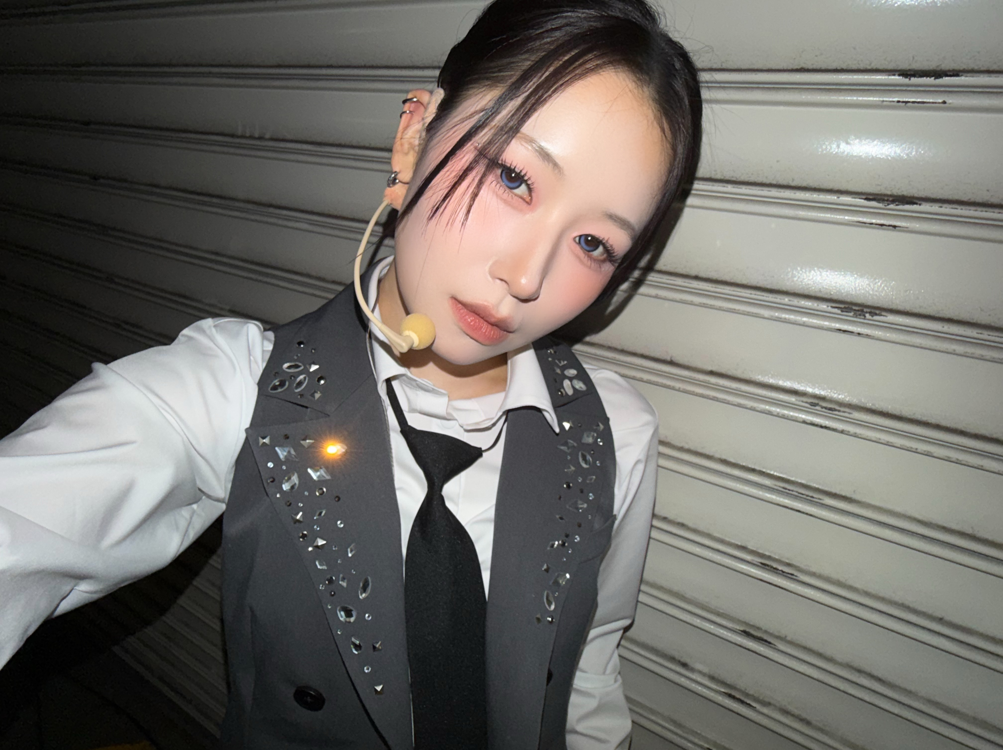 Recent activity shot of Kasahara Momona (ME:I)