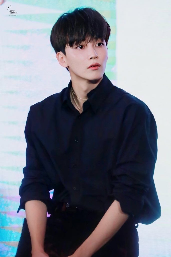A moment captured by Jeonghan (SEVENTEEN)'s fan