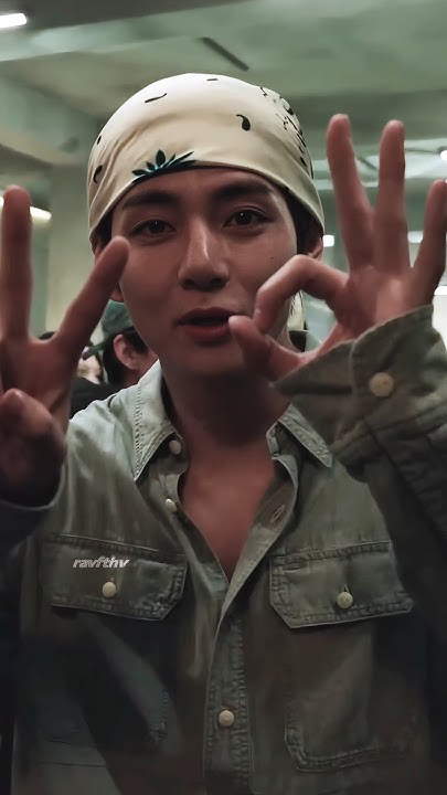 A moment captured by V (BTS)'s fan