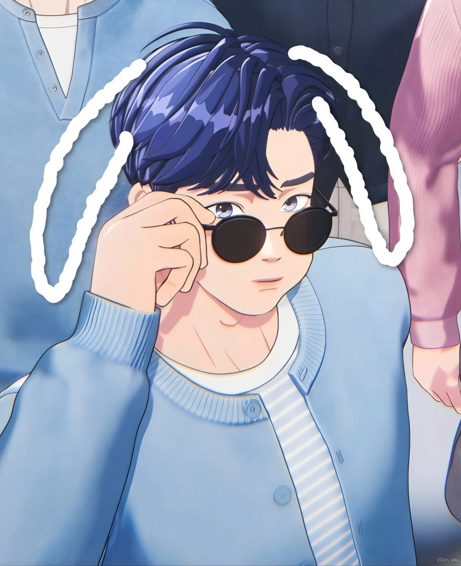 A moment captured by Yejun (PLAVE)'s fan