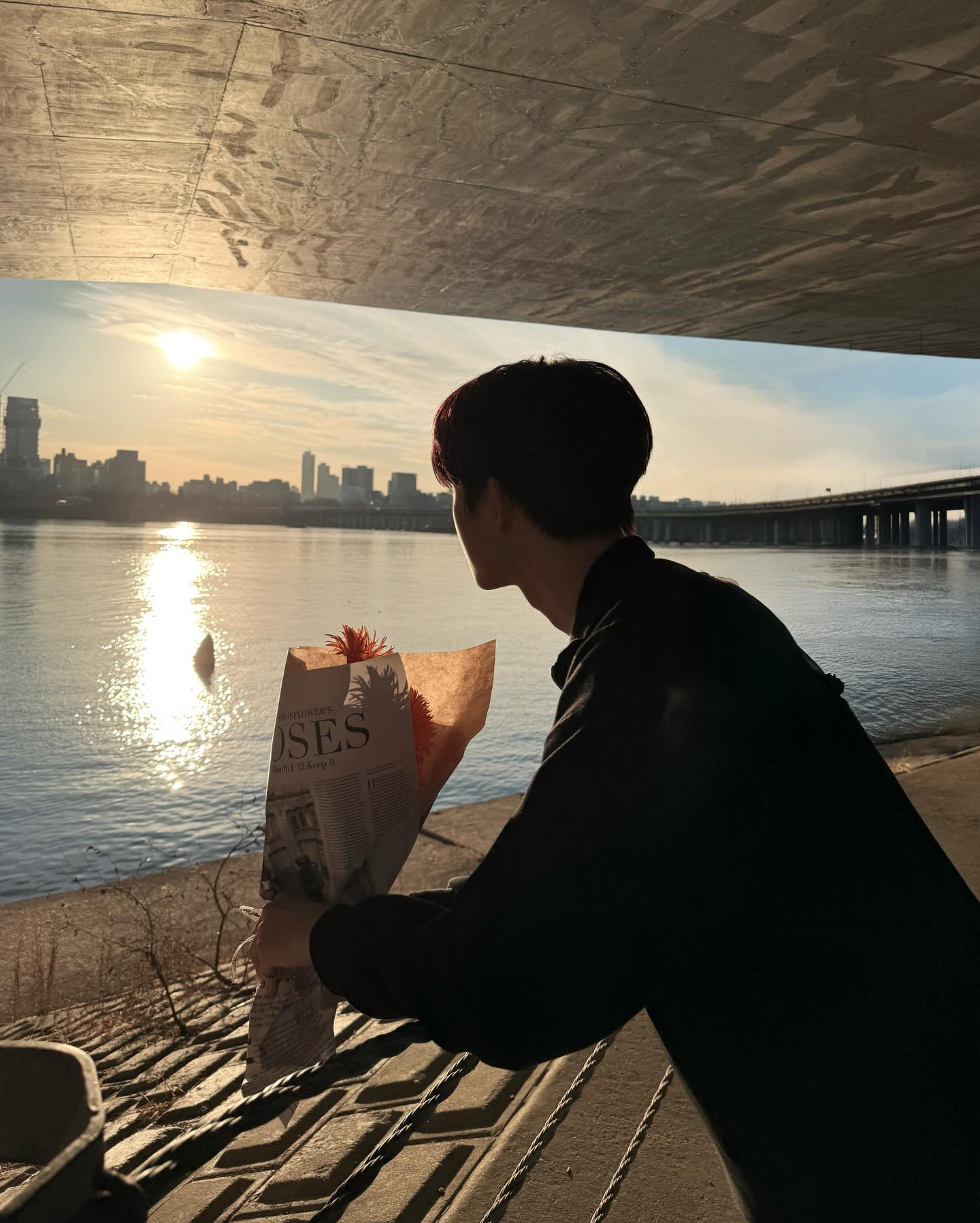 A moment captured by Kim Geonwoo (ALPHA DRIVE ONE)'s fan