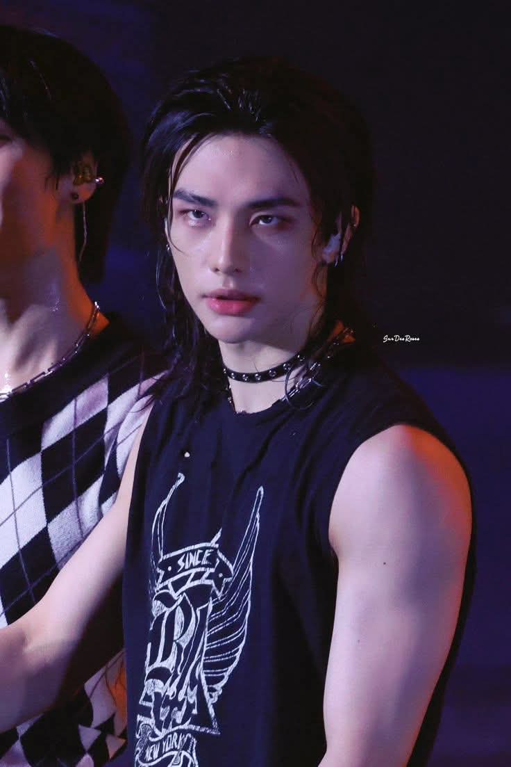 Recent activity shot of Hyunjin (Stray Kids)