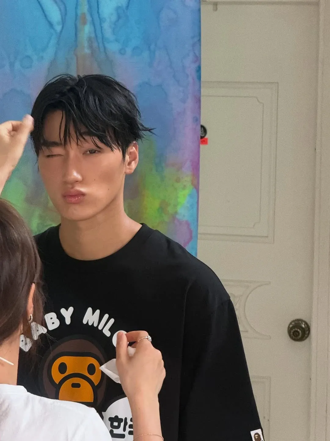 Behind-the-scenes cut of San (ATEEZ)