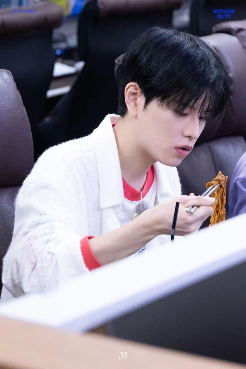 Recent activity shot of Seungmin (Stray Kids)