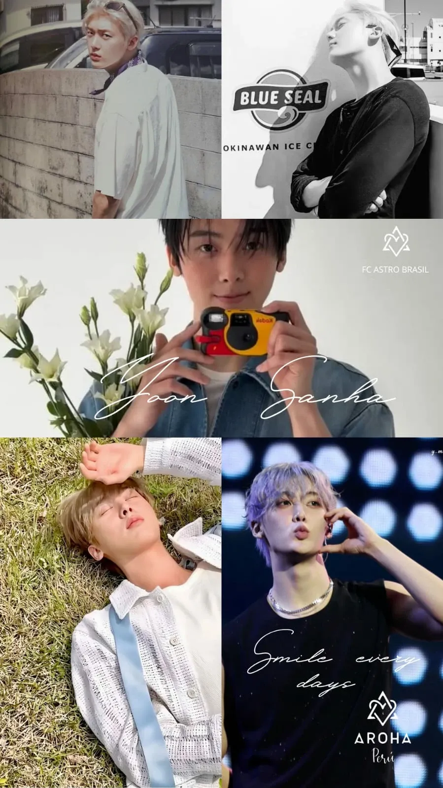 A heartfelt wallpaper shared by Sanha (ASTRO)'s fans