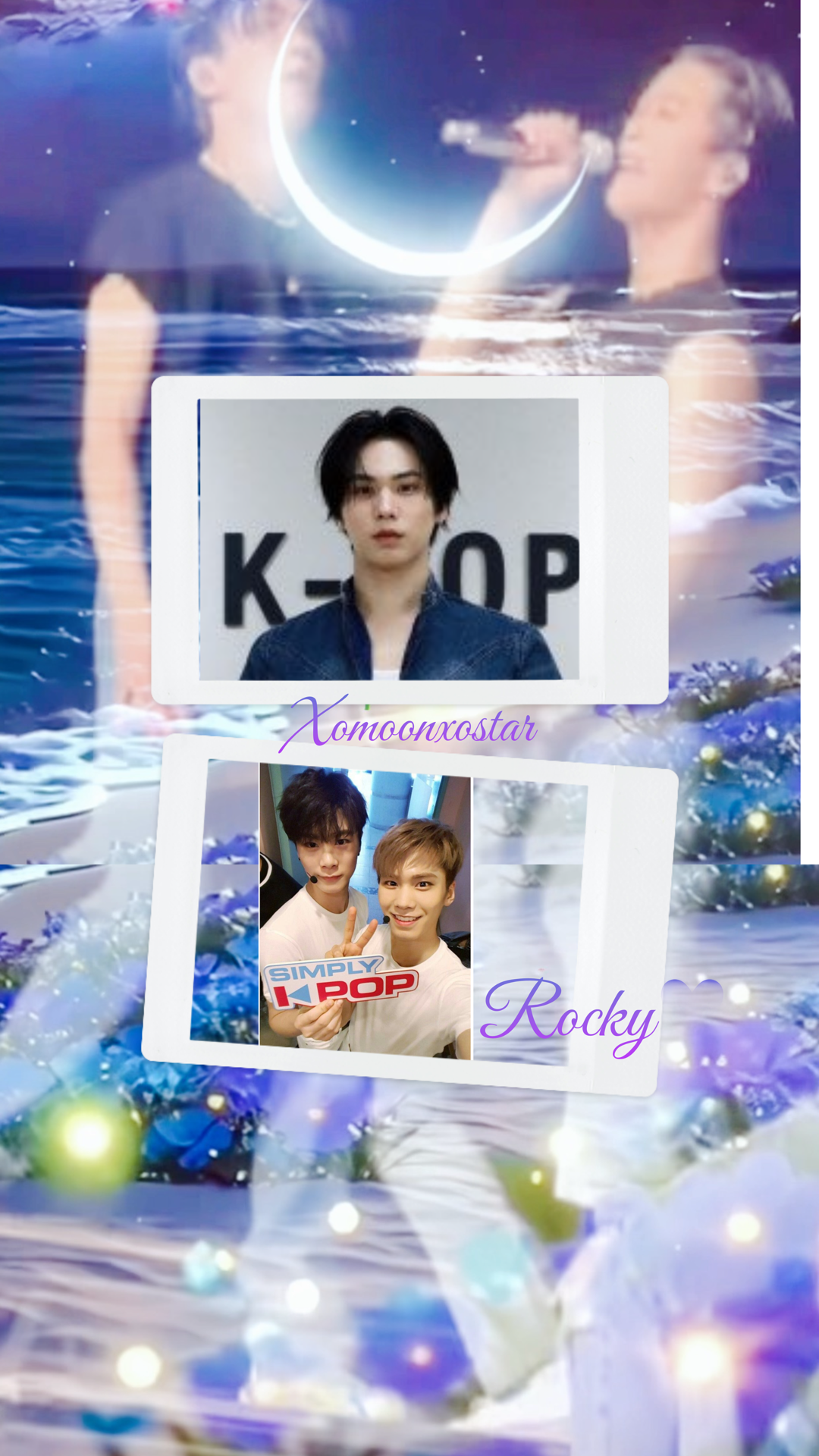 A heartfelt wallpaper shared by Rocky's fans