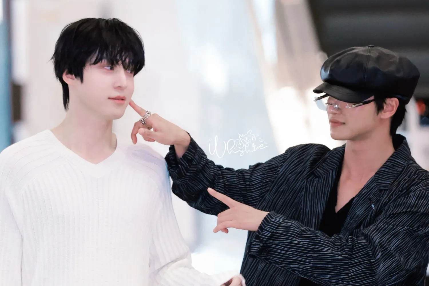 A moment captured by Yunho (ATEEZ)'s fan