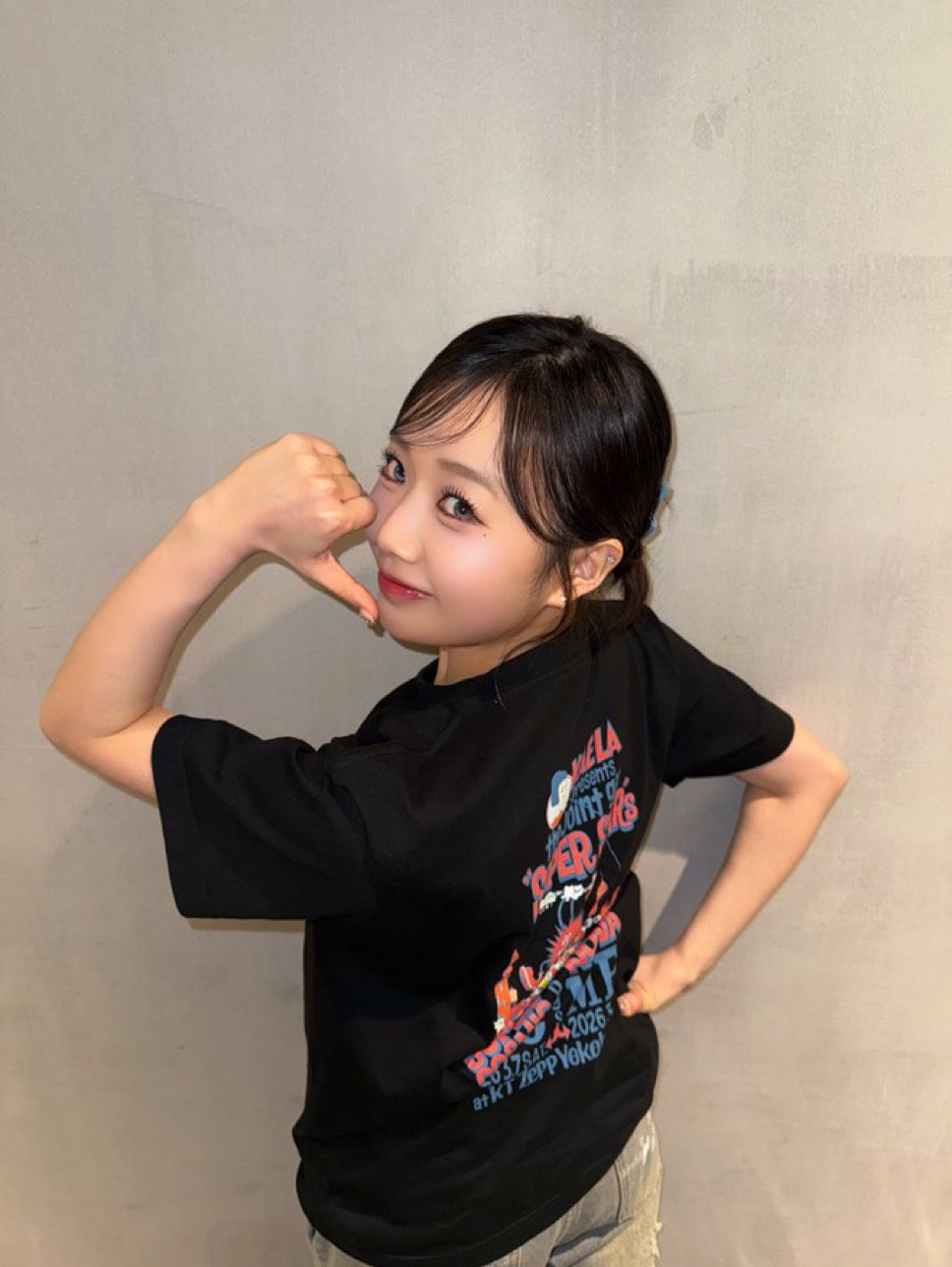 Behind-the-scenes cut of Shimizu Keiko (ME:I)