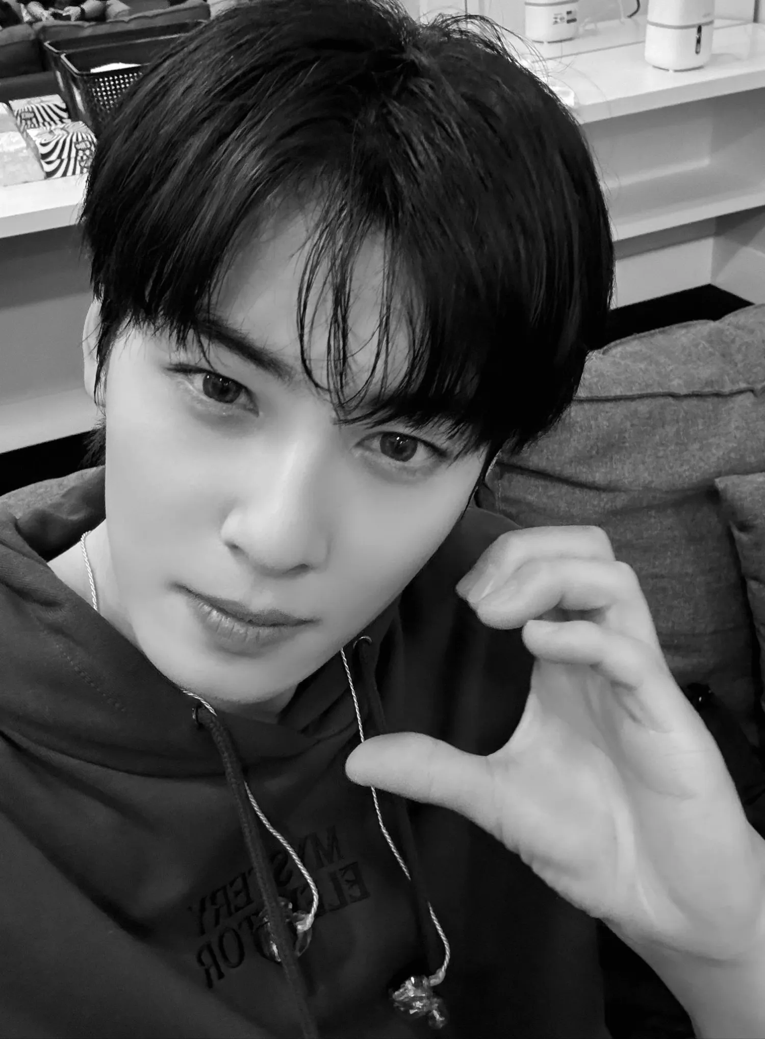 Recent activity shot of Eunwoo (ASTRO)
