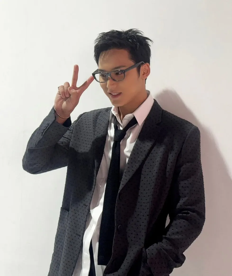 A moment captured by Mingyu (SEVENTEEN)'s fan